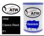 Preview: Jeep, Classic Black, P1: 500ml Lackdose, von ATW Autoteile West.